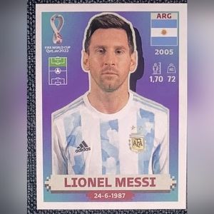 Lionel Messi - World Cup Panini Sticker
